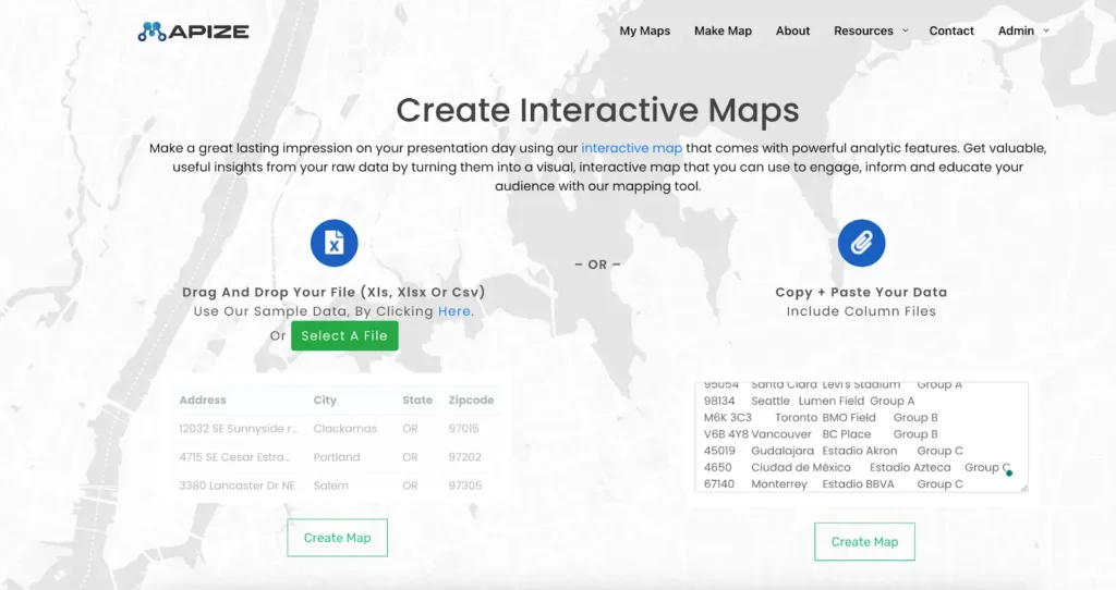 GeoPostcodes-Create zip code map