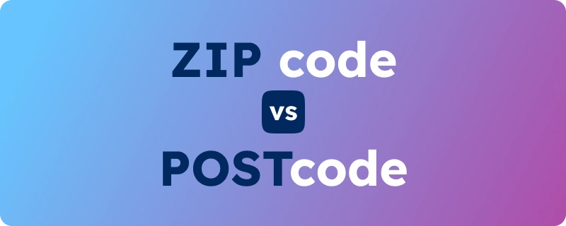 Zip-code-postcode-difference