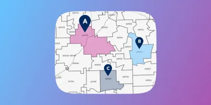 GeoPostcodes – territory map with zip codes